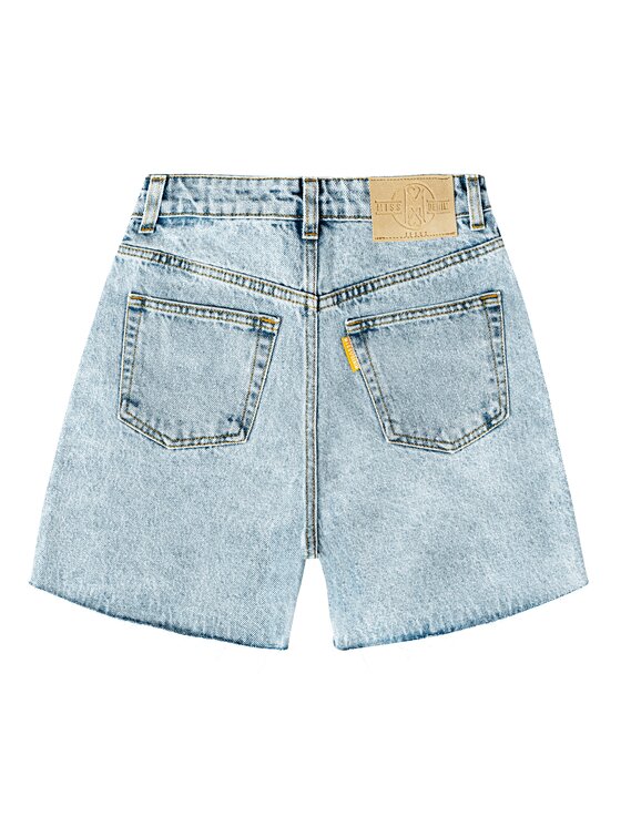 MissDenim MissDenim Szorty jeansowe Rolled Up Niebieski Regular Fit