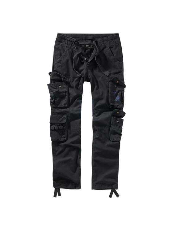 Brandit Brandit Spodnie cargo 1016.2.5XL Czarny Slim Fit