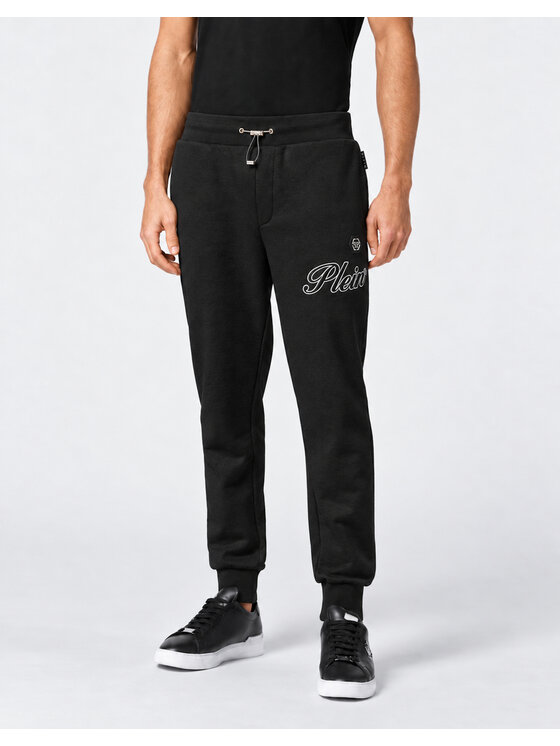PHILIPP PLEIN PHILIPP PLEIN Spodnie dresowe 30023 Czarny Jogger Fit
