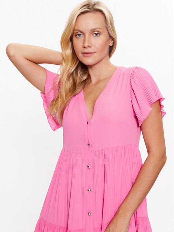 Liu Jo Liu Jo Vsakodnevna obleka WA3267 T0414 Roza Relaxed Fit