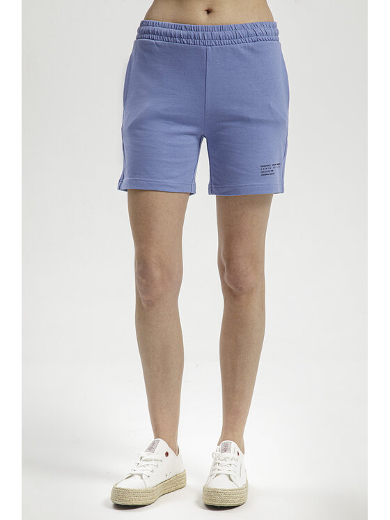 Cross Jeans Cross Jeans Szorty sportowe 80129-647 Niebieski