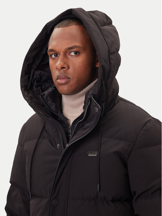 Guess Guess Wintermantel M5BL2H W2742 Schwarz Regular Fit