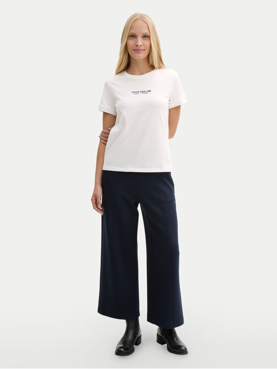 Tom Tailor Tom Tailor T-Shirt 1045543 Biały Regular Fit