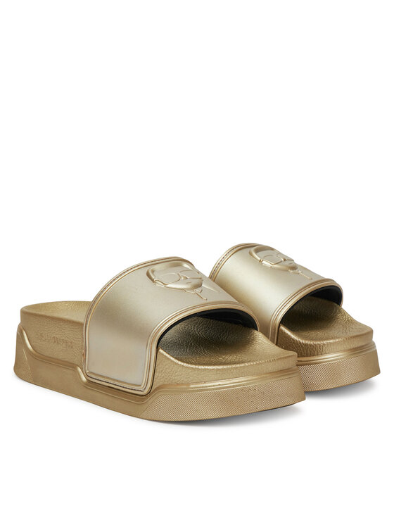 KARL LAGERFELD KARL LAGERFELD Pantoletten Kondominium KL88819 Goldfarben