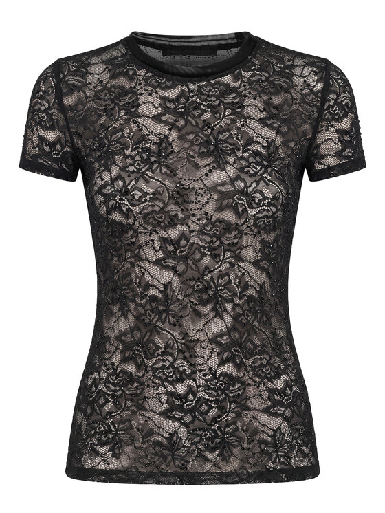 PHILIPP PLEIN PHILIPP PLEIN T-Shirt 31047 Czarny Skin Tight Fit