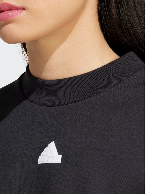 adidas adidas Μπλούζα Future Icons 3-Stripes IP1549 Μαύρο Loose Fit