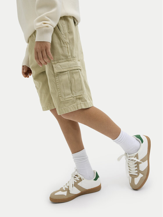 Jack & Jones Junior Jack & Jones Junior Szorty materiałowe Karl 12269498 Beżowy Loose Fit