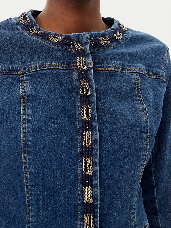 Liu Jo Liu Jo Jeans jakna UA5135 D4448 Modra Regular Fit