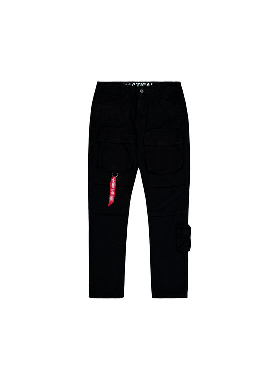Alpha Industries Alpha Industries Spodnie cargo Tactical Pant Czarny Tapered Fit