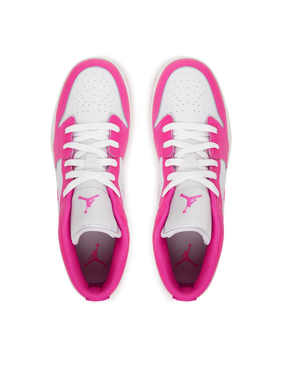 Nike Nike Sneakersy Air Jordan 1 Low Se (GS) FV8486 600 Bílá