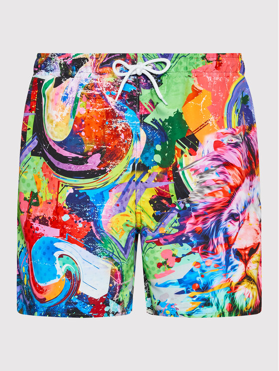 Pantaloncini da bagno Lion Multicolore Regular Fit...
