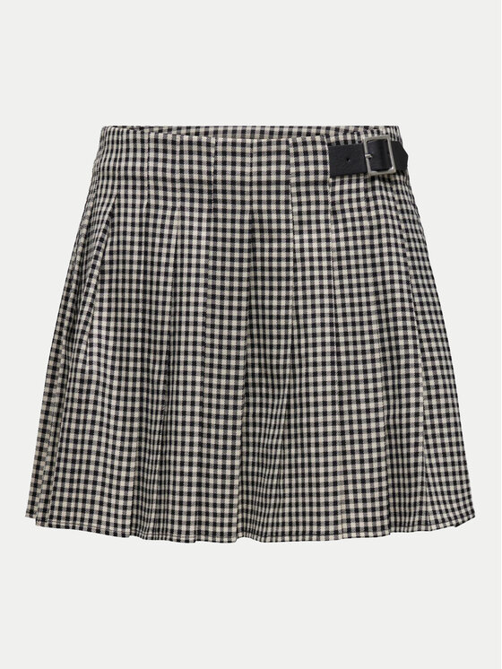 ONLY ONLY Plisirano krilo Cath 15328931 Črna Regular Fit