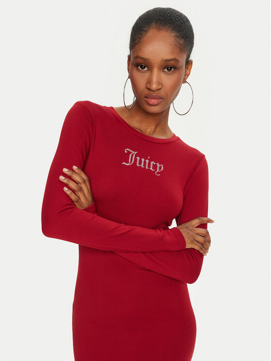 Juicy Couture Juicy Couture Haljina za svaki dan Dizzie JCWED24309 Crvena Slim Fit