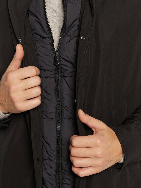 J.Lindeberg J.Lindeberg Giubbotto invernale Hollis FMOW06390 Nero Slim Fit