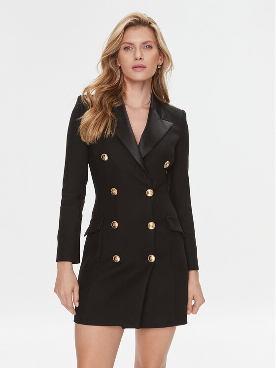 Elisabetta Franchi Elisabetta Franchi Zakó AB-418-36E1-V840 Fekete Regular Fit
