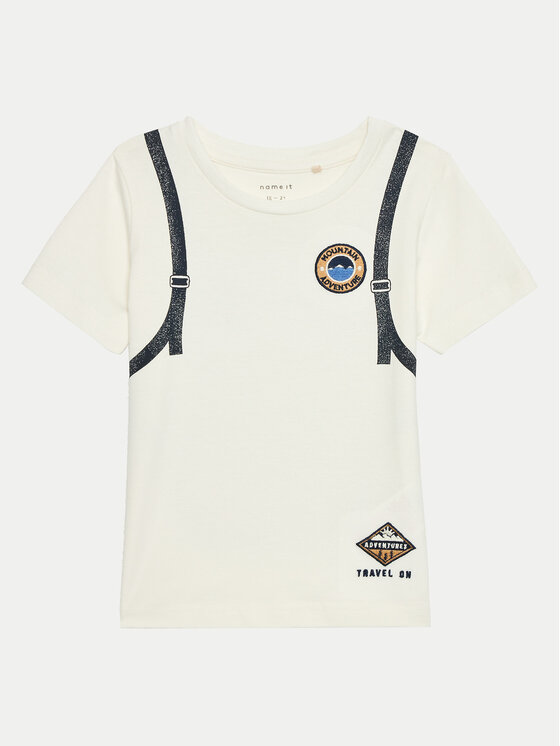 NAME IT NAME IT Marškinėliai 13232049 Écru Regular Fit