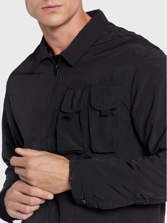 Brave Soul Brave Soul Übergangsjacke MJK-OTLEY Schwarz Regular Fit