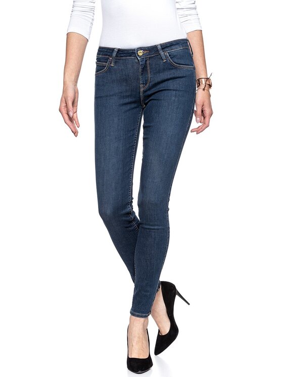 Lee Lee Jeansy SCARLETT Niebieski Skinny Fit