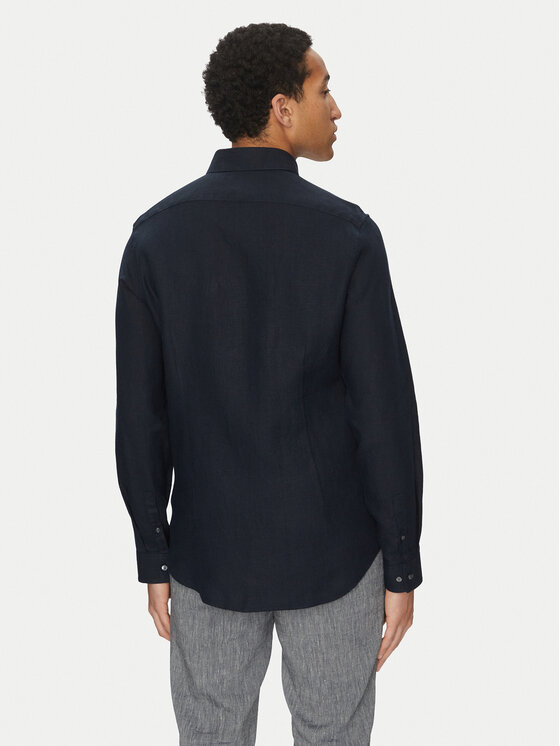 Calvin Klein Calvin Klein Koszula K10K109286 Granatowy Slim Fit