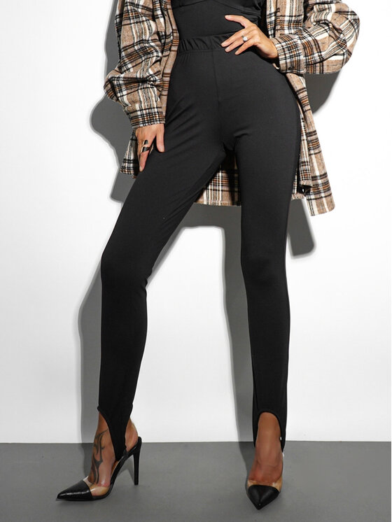 LilaLou LilaLou Legíny Zoe Čierna Slim Fit