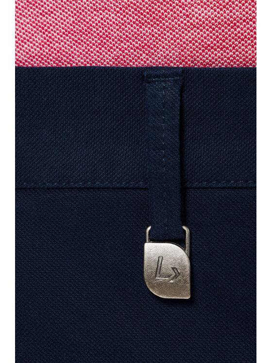 Lancerto Lancerto Spodnie materiałowe Monaco SP082123000002 Granatowy Slim Fit