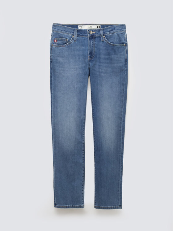 BIG STAR BIG STAR Jeansy TERRY Niebieski Slim Fit