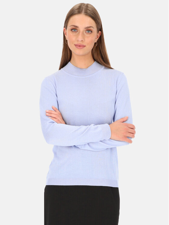 Potis & Verso Potis & Verso Sweter Mai Niebieski Slim Fit