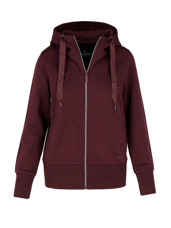 Volcano Volcano Bluza B-ALEXA Fioletowy Regular Fit