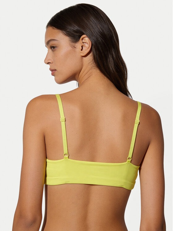 Tommy Hilfiger Tommy Hilfiger Sportinė liemenėlė UW0UW06223 Šviesiai geltona