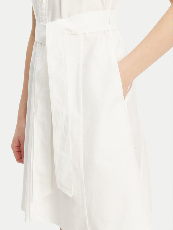 Polo Ralph Lauren Polo Ralph Lauren Hemdkleid 211906437001 Weiß Regular Fit