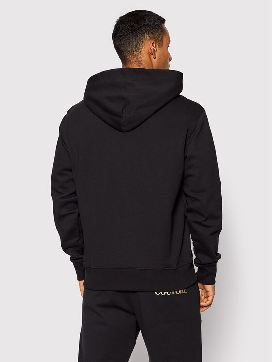 Versace Jeans Couture Versace Jeans Couture Bluza Logo Thick Foil 72GAIT01 Czarny Regular Fit