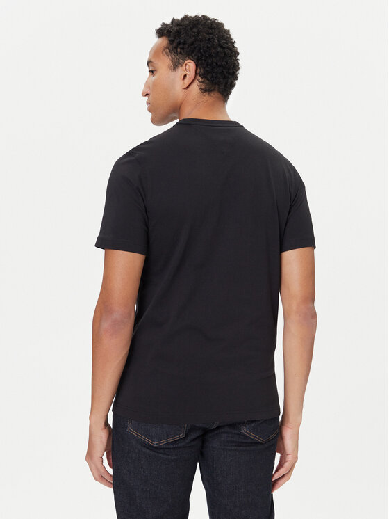 Tommy Hilfiger Tommy Hilfiger T-Shirt MW0MW40011 Černá Regular Fit