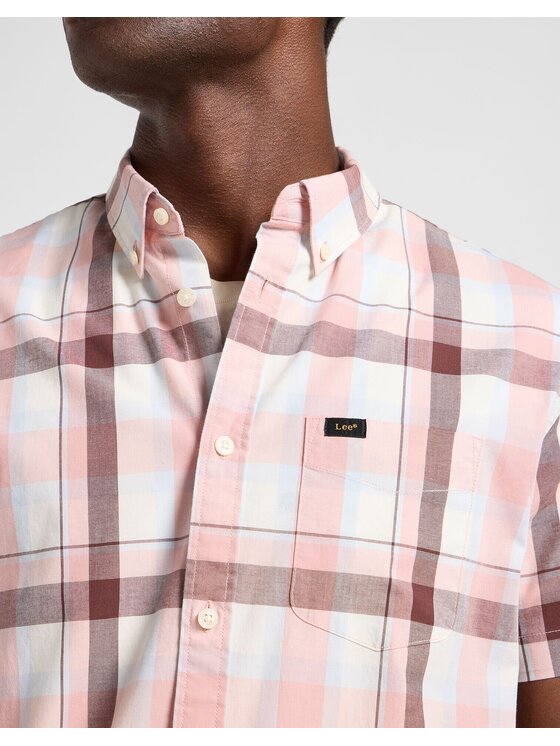 Lee Lee Koszula BUTTON DOWN Kolorowy Regular Fit