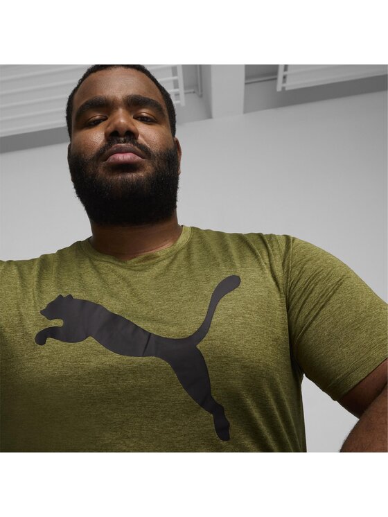Puma Puma T-Shirt 522352 Zielony Regular Fit