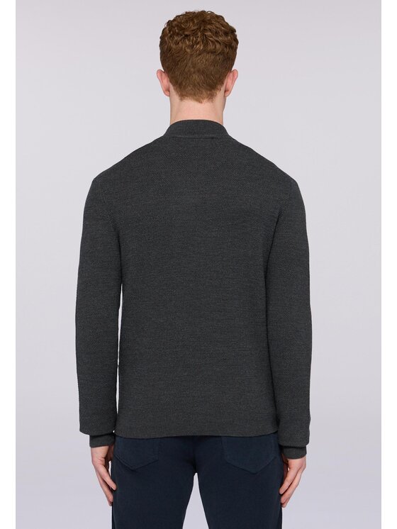 Trussardi Trussardi Cardigan M0238000025N013 Grigio Regular Fit