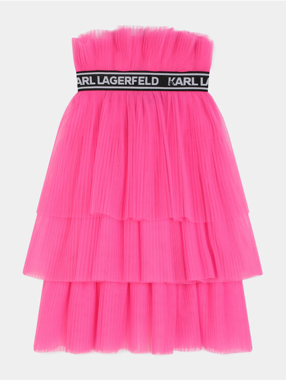 Karl Lagerfeld Kids Karl Lagerfeld Kids Φούστα Z30093 D Ροζ Regular Fit