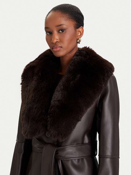 Marciano Guess Marciano Guess Cappotto in shearling 5BGL42 7387A Marrone Regular Fit