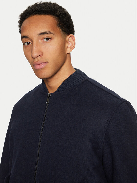 Mustang Mustang Kurtka bomber Byron 1015902 Granatowy Regular Fit