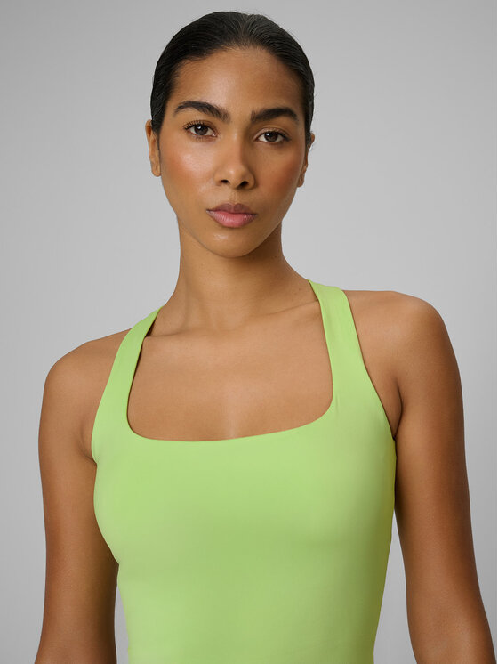 4F 4F Tank top ATHLETIC ALLURE Zielony jasny Slim Fit