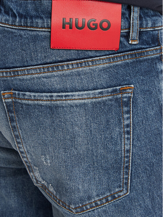 HUGO HUGO Дънки 50561463 Син Tapered Fit