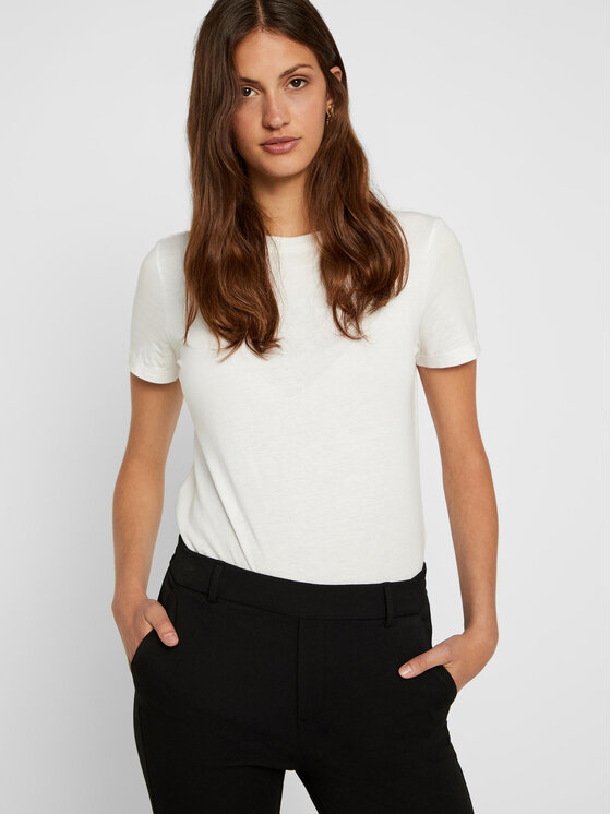 Vero Moda Vero Moda Παντελόνι chino Maya 10225280 Μαύρο Regular Fit
