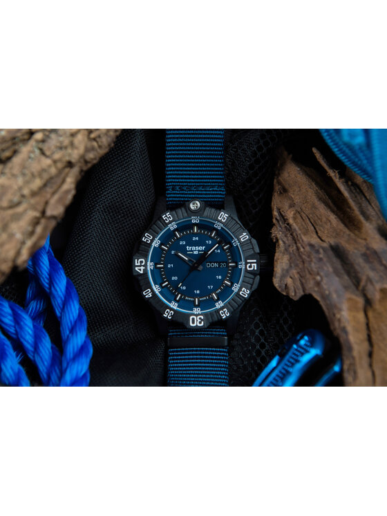 Traser Traser Zegarek TS-110724 Niebieski