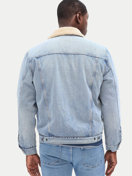 Gap Gap Джинсова куртка 736375-02 Голубий Regular Fit