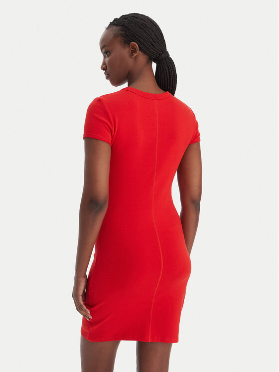 Calvin Klein Jeans Calvin Klein Jeans Vestito da giorno LV047B266G Rosso Slim Fit