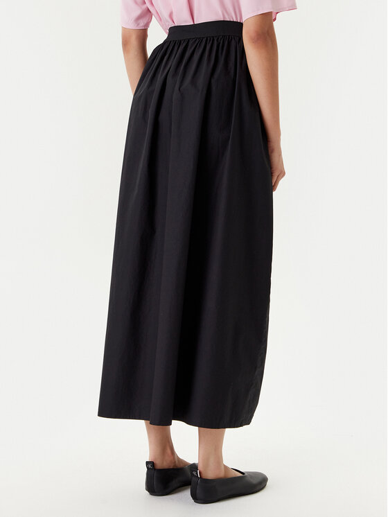 United Colors Of Benetton United Colors Of Benetton Maxi suknja 4TPUD004I Crna Regular Fit