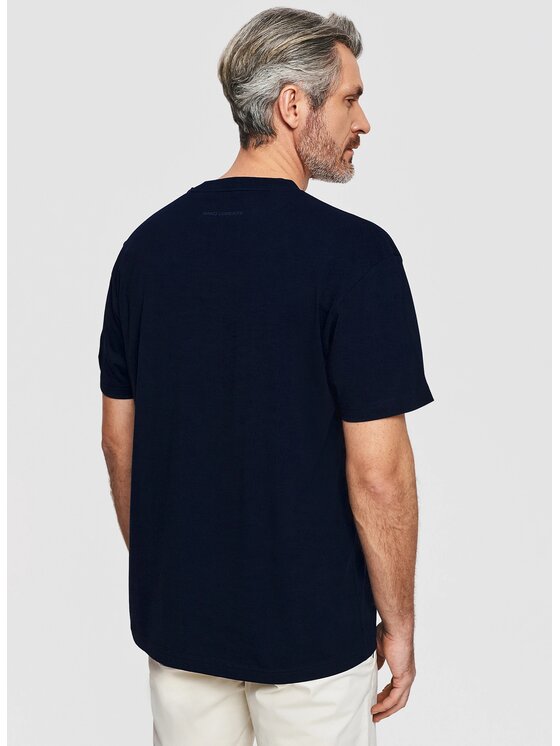 Pako Lorente Pako Lorente T-Shirt P26SF-TT-006 Granatowy Classic Fit