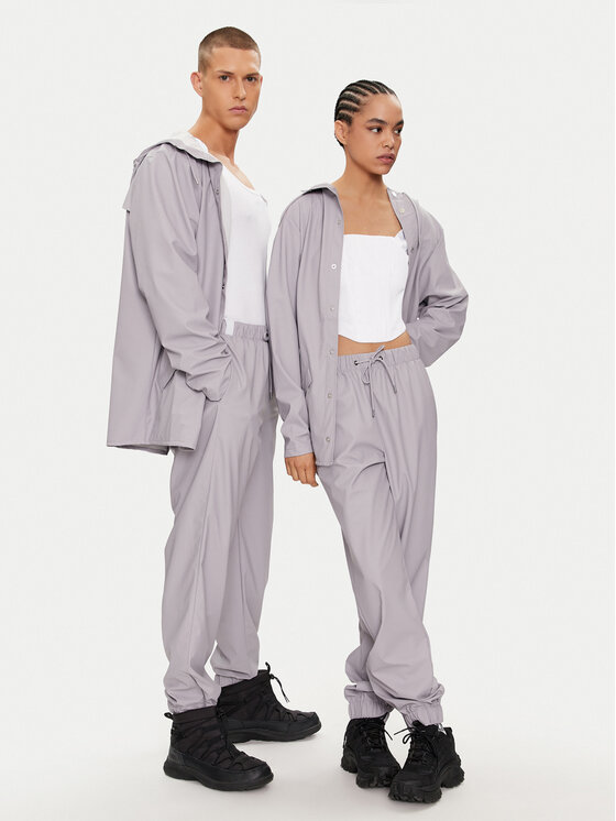 Rains Rains Hlače za kišu Rain Pants Regular W3 18560 Siva Regular Fit