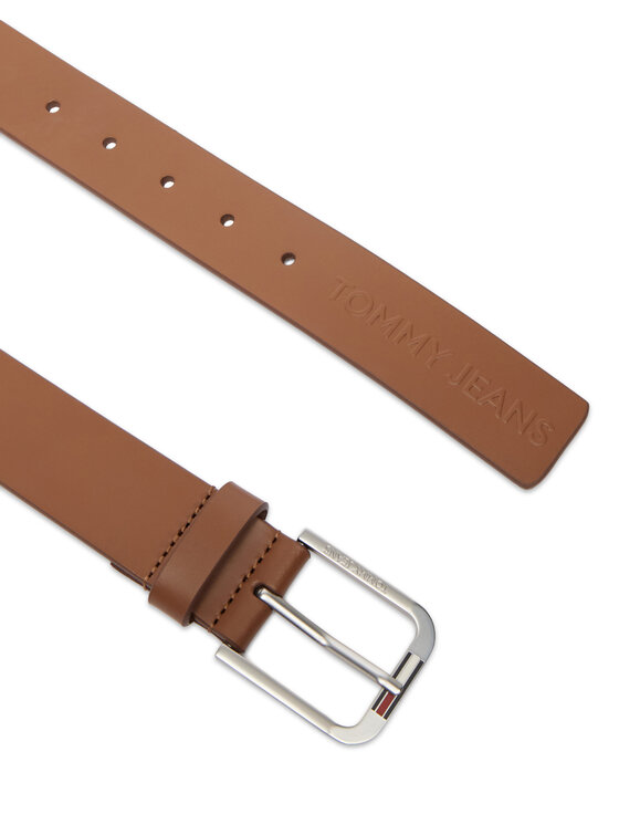 Tommy Jeans Tommy Jeans Ζώνη Ανδρική Tjm Austin Seasonal 3.5 AM0AM14234 Καφέ