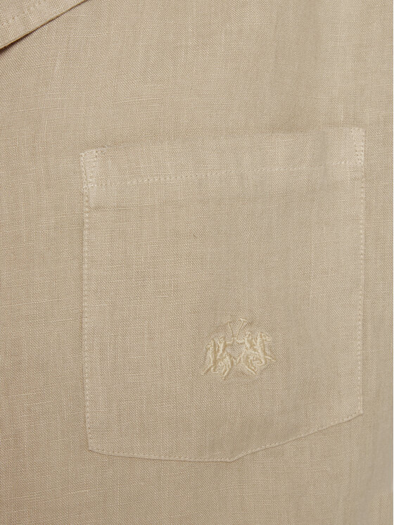 La Martina La Martina Camicia YMC025 TL319 Beige Regular Fit