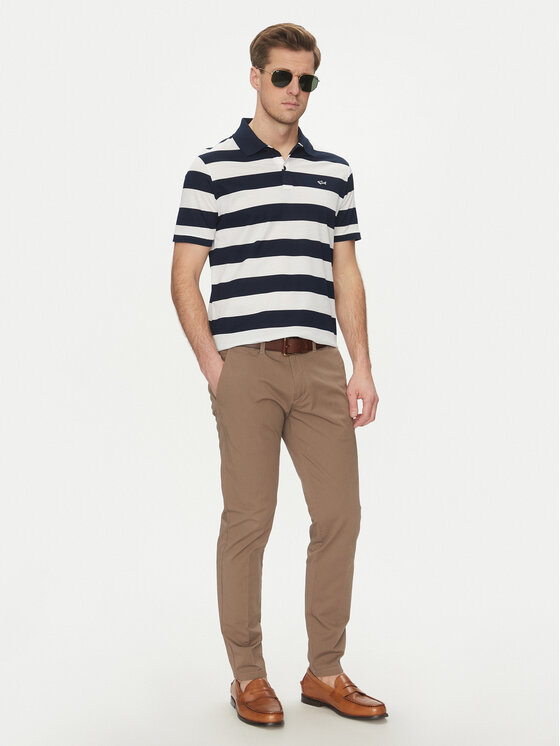 Paul&Shark Paul&Shark Polo C0P1228 Granatowy Regular Fit